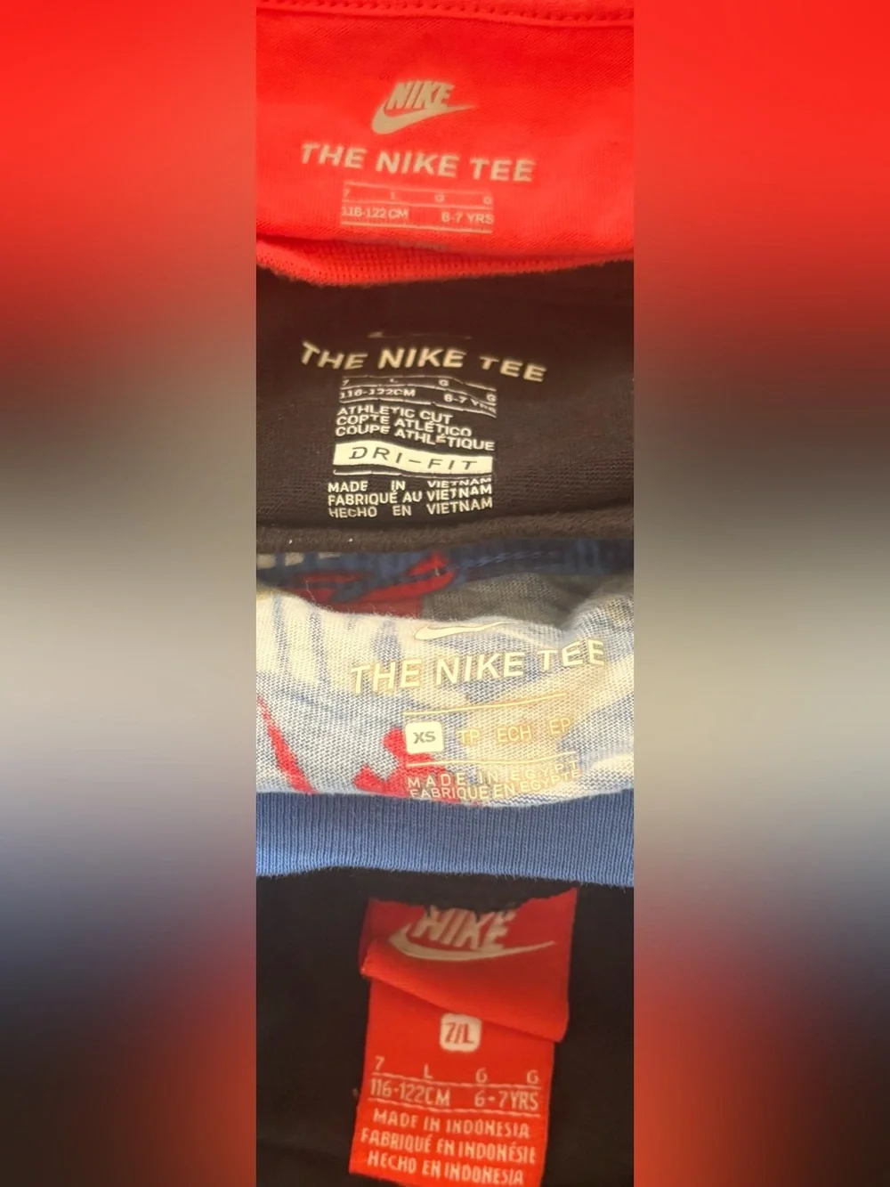 Nike boy youth bundle 4 pieces XS extra small 7, 6-7 years shorts tank shirts